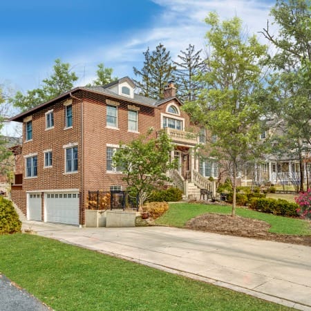 Stone Front Portico Entry