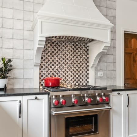 Dual Tile Backsplash