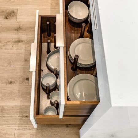 Dishware Drawer Storage