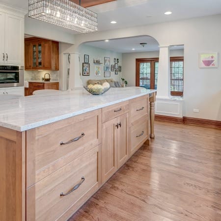 White Shaker Perimeter Cabinetry