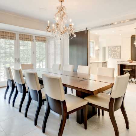 Dining Room with French Doors and Patio Access