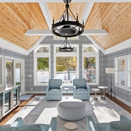 Salvaged Wooden Horizontal Beams