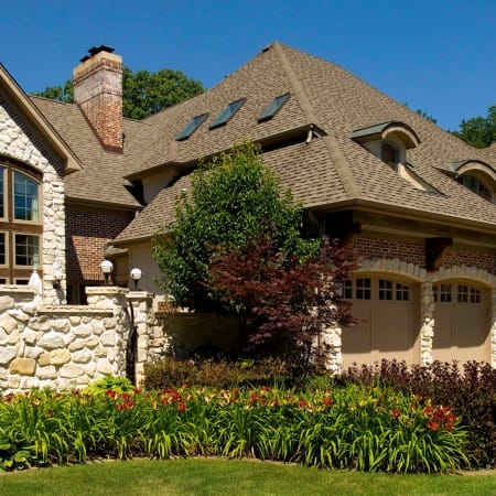 Beautiful Stone and Red Brick Addition
