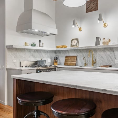 Pendant Lighting Over Island