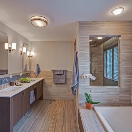 Floating Double Vanity