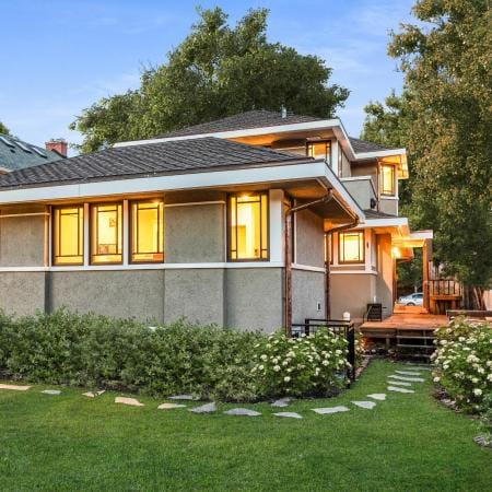 Side View of Addition from Yard