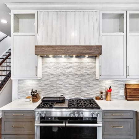 Kitchen Opens to the Staircase