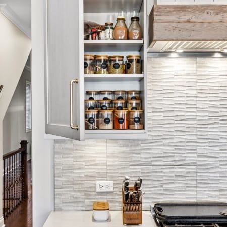 Spice Storage Stove Adjacent