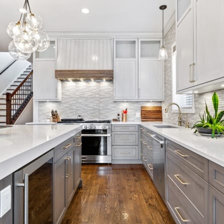 Wooden Panel Ceiling Feature