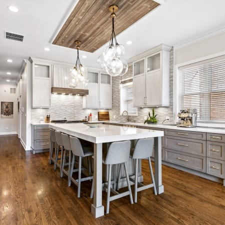 Kitchen Island with Seating for Six
