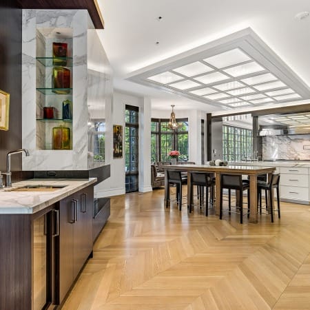 Expansive Winnetka Kitchen with Professional Grade Appliances