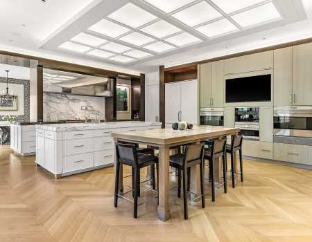 Kitchen Seating for 8, Oversized Island with Storage