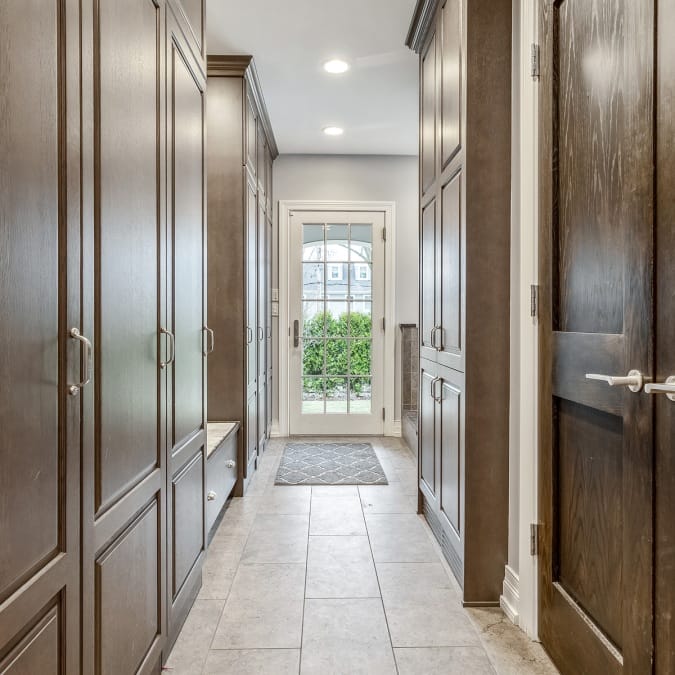 Expansive Mudroom Storage