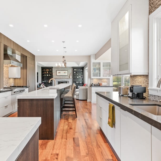 Open Concept Layout with Additional Counter Space