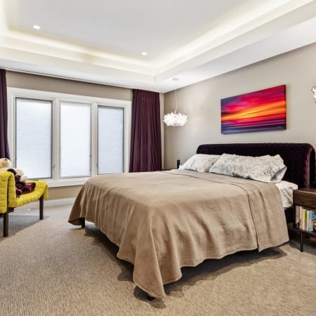 Primary Bedroom with Large Windows