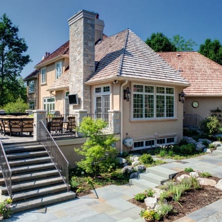 Patio Access with Stairs
