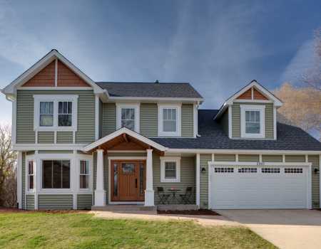 Soft Mint Green James Hardie Siding