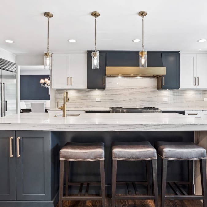 Island Seating and Storage