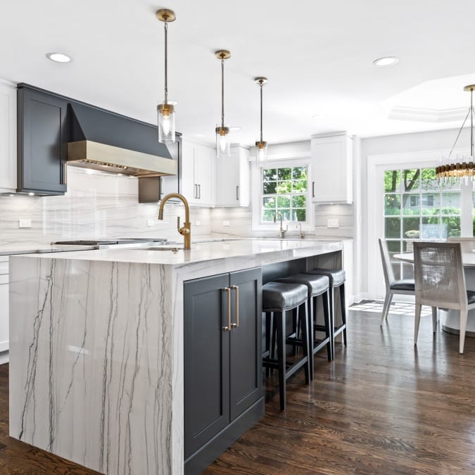 Quartzite Countertops and Backsplash
