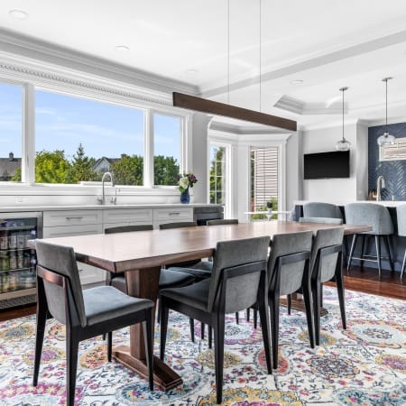 View of Dining Room and Kitchen