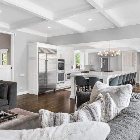 Oversized Kitchen Island with Seating for Nine
