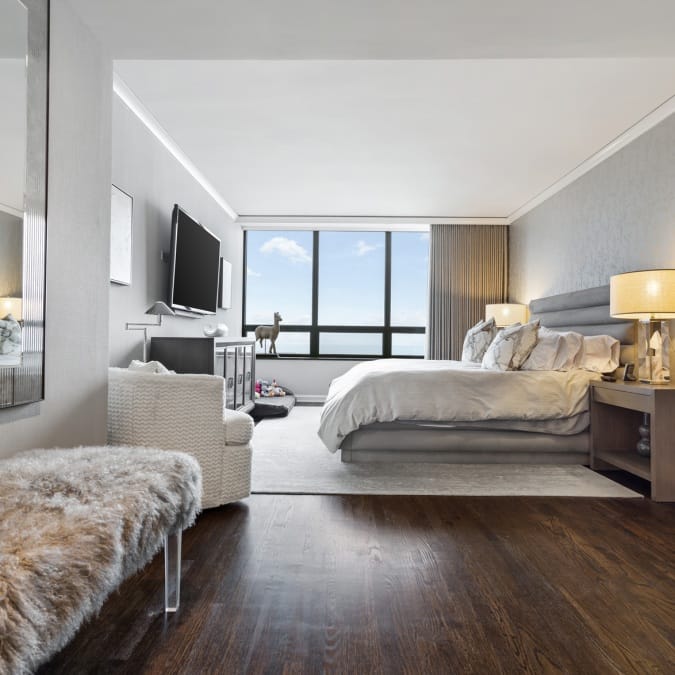 Gorgeous Primary Suite Remodel with Hardwood Flooring