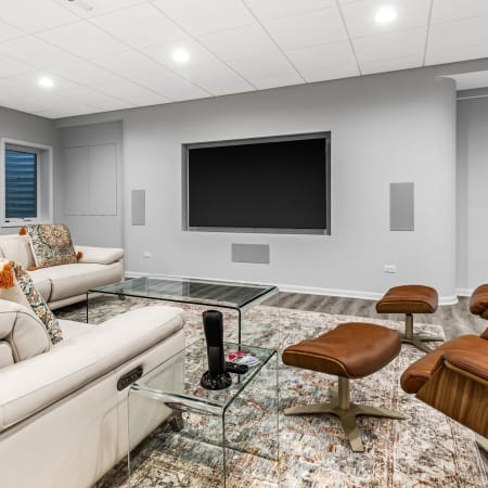 Custom Wall Cutout for 55" Inch Television Monitor