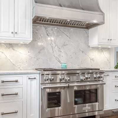 Double Sided Oven with Metal Hood