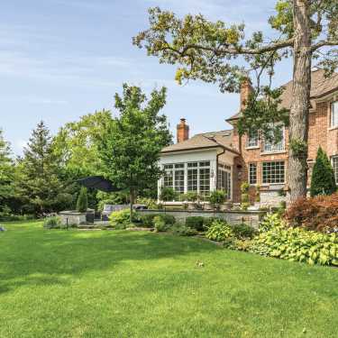 Back of home addition