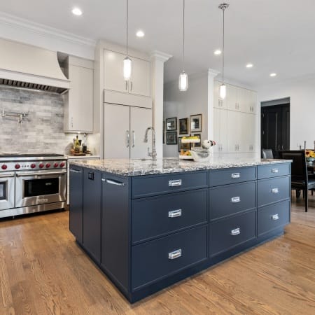 Oversized Kitchen Island with Drawer Storage