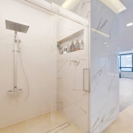 Custom Bottle Cut Outs with Rain Shower