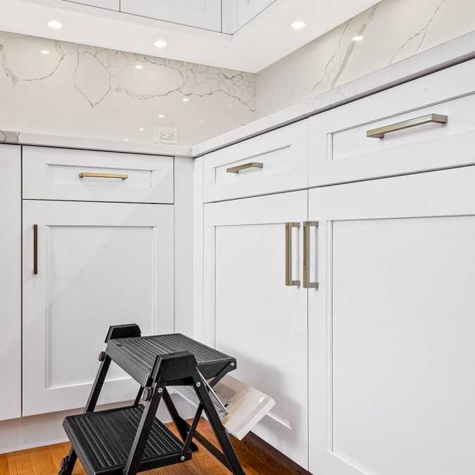 Step Stool in Toe Kick