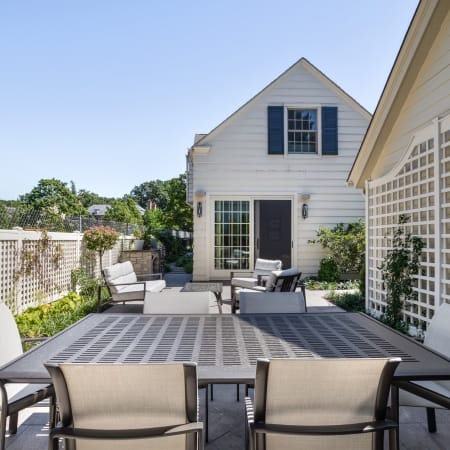 Trellis Along Detached Garage