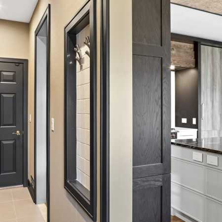 Foyer with Custom Coat Hooks