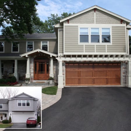 Before Photo of This Uninspired 1970s, Drab Exterior