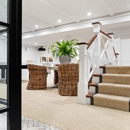 Classic Staircase with Runner