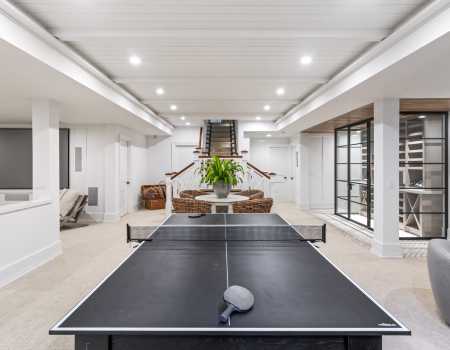 Expansive Basement for Entertaining