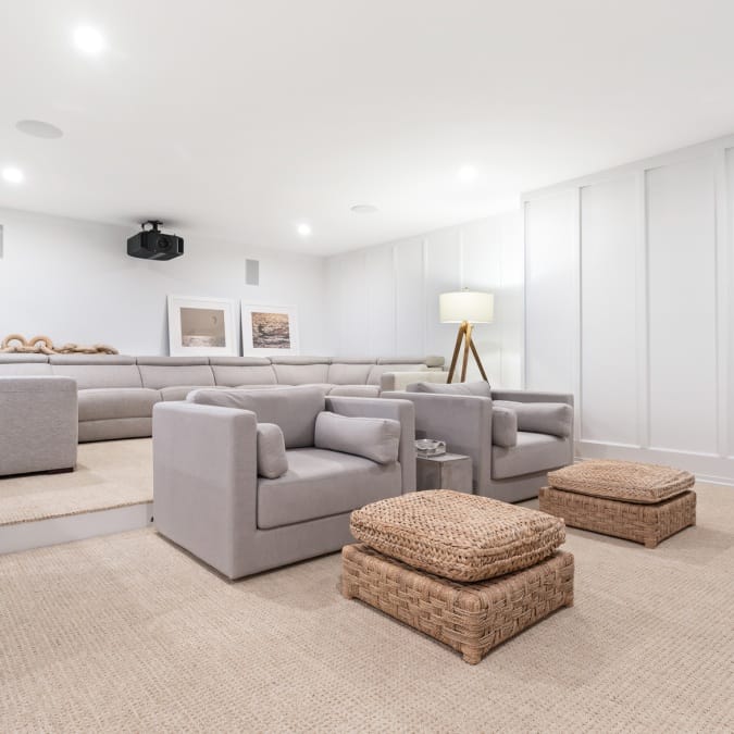 Sunken Space for Stadium-Like Seating