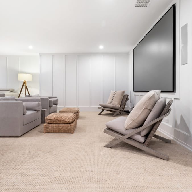 Basement for Entertaining