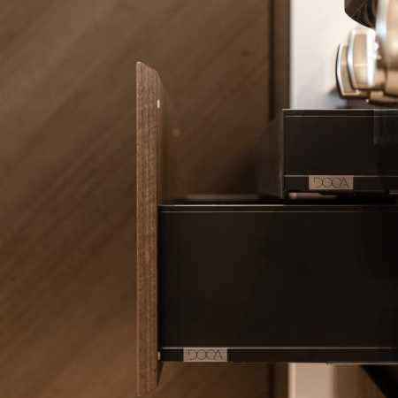 DOCA cabinetry with internal drawers