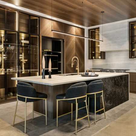DOCA and Neolith brand display kitchen