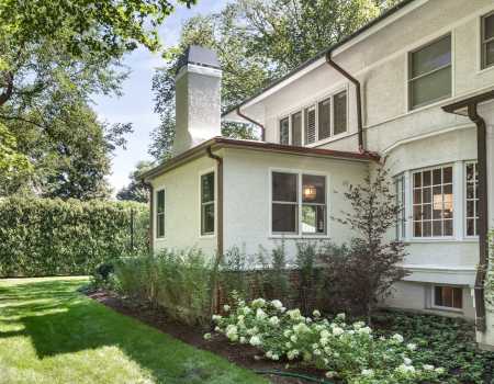 Living Room Addition with Stucco