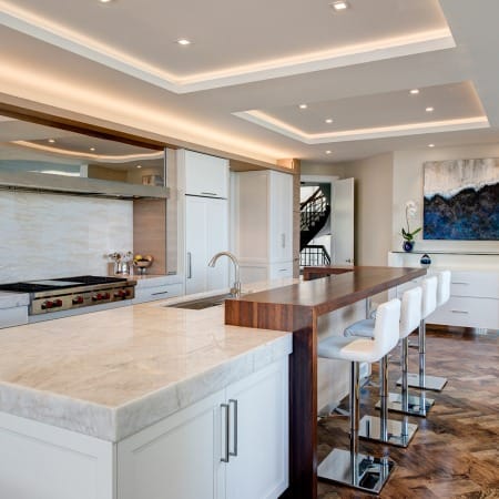 Stunning Wooden Breakfast Bar