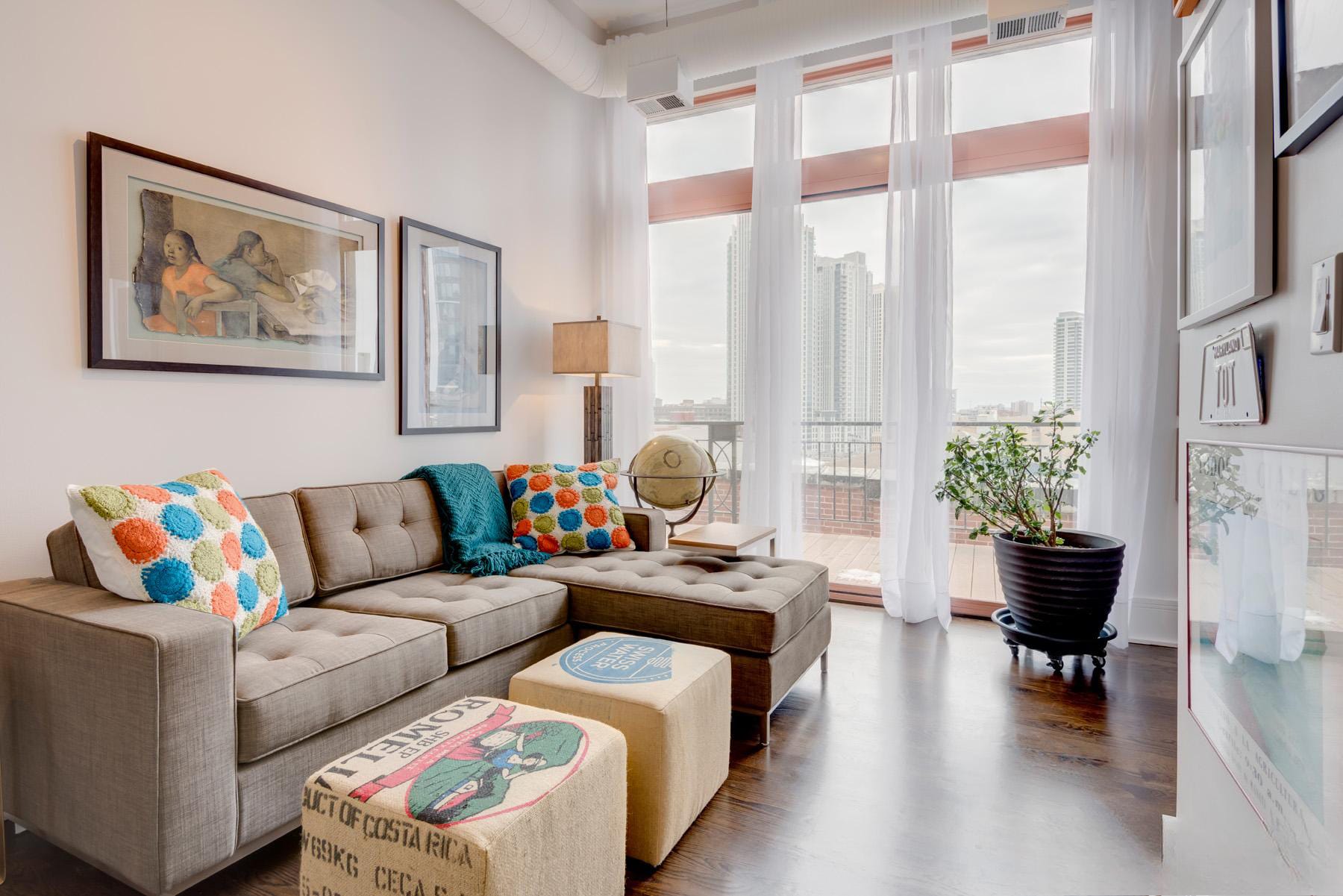 Image of a condo/loft interior remodel by Airoom®