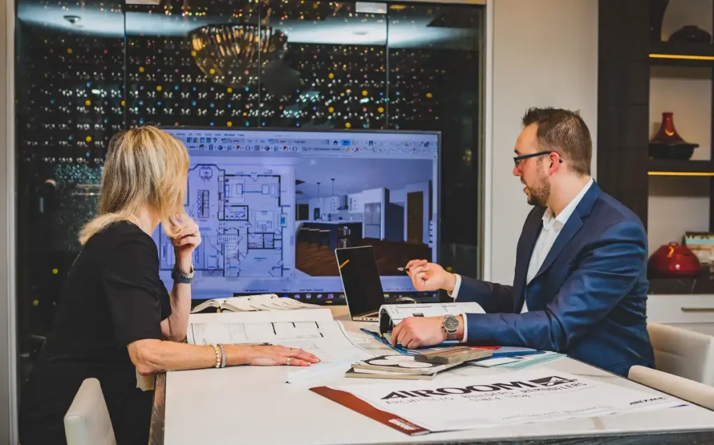 Professionals Working On A Commercial Remodel Project